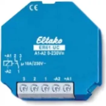 ELTAKO Komutācijas relejs 1xW 10A ER61-UC kārbas montāžai elektronisks 8-230V ER61-UC (61001601)