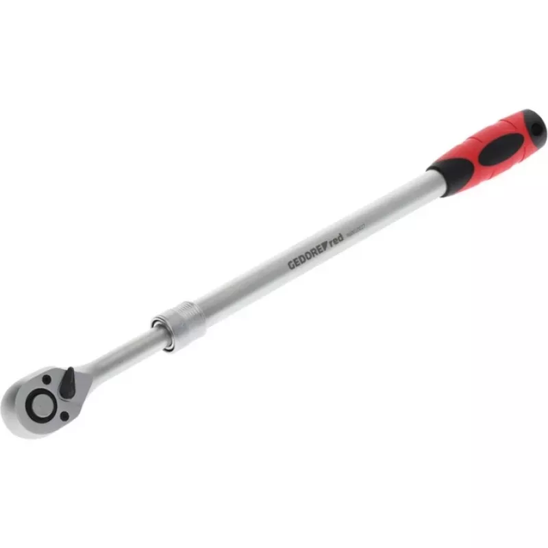 Gedore red R60010027 2K teleskopiskā pārslēdzamā terkšķatslēga 1/2", sarkana
