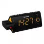 Radio pulkstenis SENCOR SRC 330 OR — FM radio modinātājs ar 1,2 collu LED displeju, diviem modinātājiem, sarkanu 180° projekciju, iekštelpu temperatūru un bateriju rezervi
