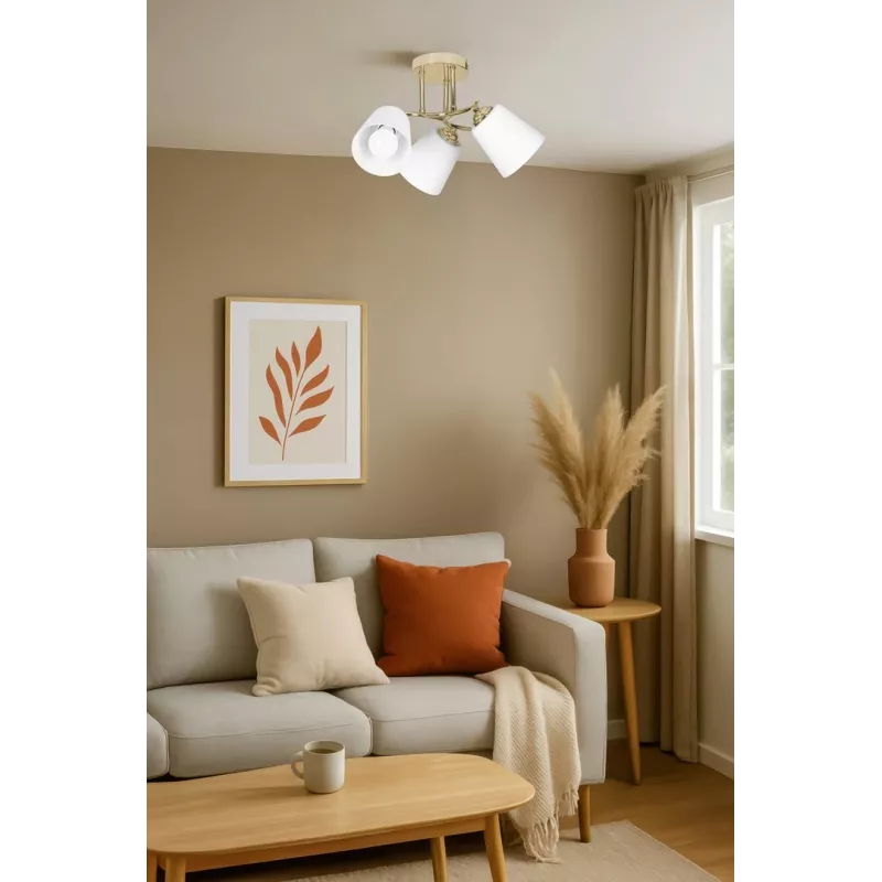 Activejet AJE-EMILY 3P GOLD E27 piekaramā lampa 3x40W