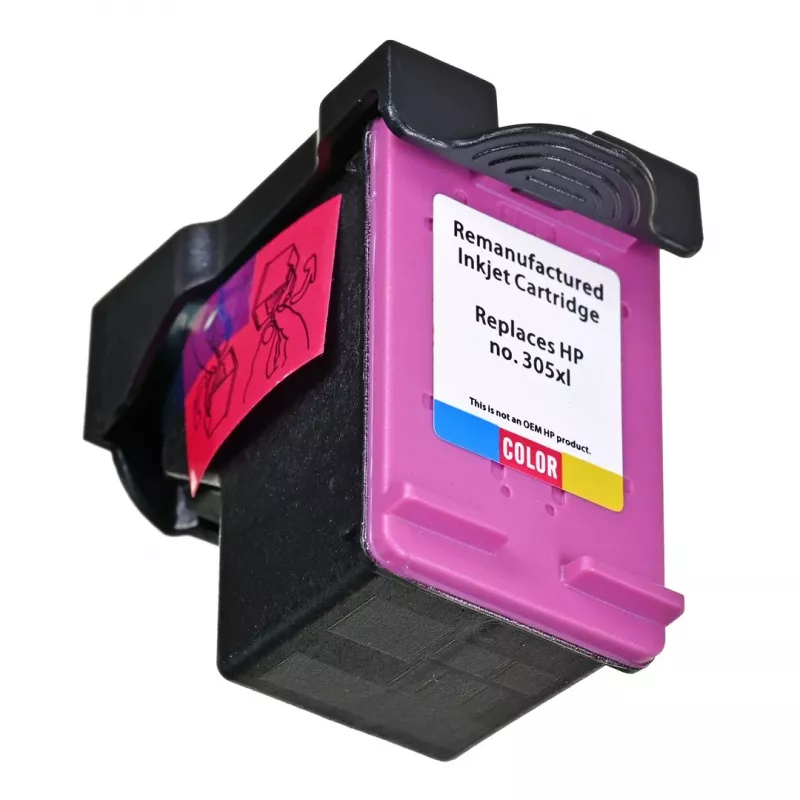 Superbulk HP 305XL (3YM63AE) krāsu kasetne, 17 ml, saderīga ar HP DeskJet 2820e