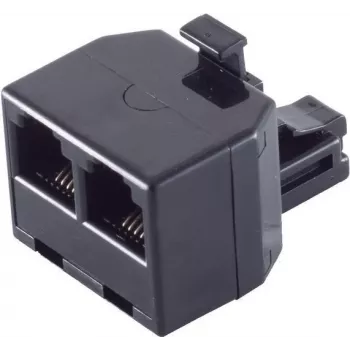 ShiverPeaks BS71230 tālruņa adapteris, RJ-11 (6P4C) spraudnis ar 2x RJ-11 ligzdām