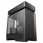 Datora korpuss DeepCool CL6600 Melns — ATX/micro-ATX/Mini-ITX, ATX/PS2/SFX/SFX-L barošanas bloki, 140 mm priekšējie ventilatori, 120/140 mm augšā/aizmugurē, 2.5/3.5 collu diskdziņi