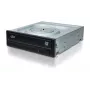 Iekšējais DVD±RW diskdzinis HITACHI Hitachi-LG Super Multi DVD-Writer GH24NSD6, paplātes tipa, melns, SATA, 24x DVD, 48x CD, 146×165×41.3 mm