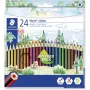 Krāsainie zīmuļi Staedtler Noris colour 185 daudzkrāsaini 24 gab.