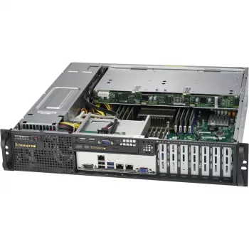 Super Micro Supermicro SC823M TQC-R802LPB - Rack - uzstādāms statīvā - 2U - paplašināts ATX - SATA/SAS - Hot-Swap 800 W - Melns (CSE-823MTQC-R802LPB)
