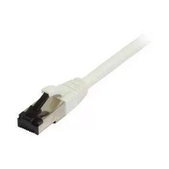 Synergy 21 Patch Kabelis RJ45, CAT8.1 2000MHz, 1,5m, Balts, S-STP(S/FTP), TPE (Ultra SuperFlex), AWG26