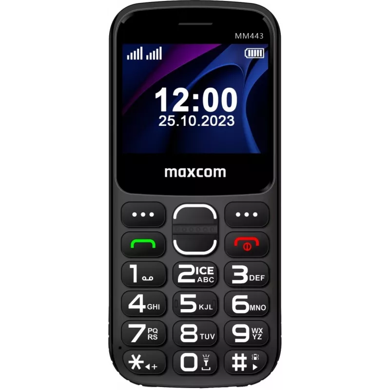 Maxcom Comfort MM443 S ar lādētāju melns