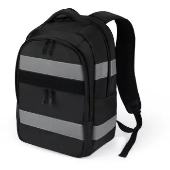 DICOTA Hi-Vis V2 mugursoma melna 320x220x455mm PET TPU