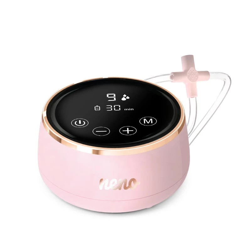 Elektriskais krūts pumpis neno Bella Twin — elektronisks, 150 ml pudelītes, 6 stimulācijas / 9 sūkšanas līmeņi, USB Li-Ion akumulators, rozā/caurspīdīgs