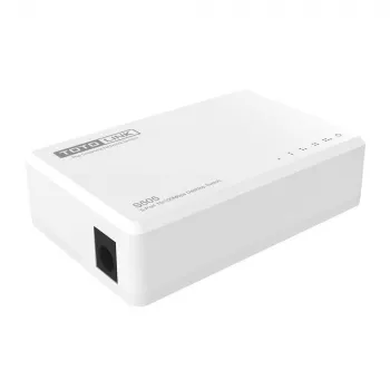 Nepārvaldīts slēdzis TOTOLINK S505-V5 5 porti Fast Ethernet 10/100 Balts