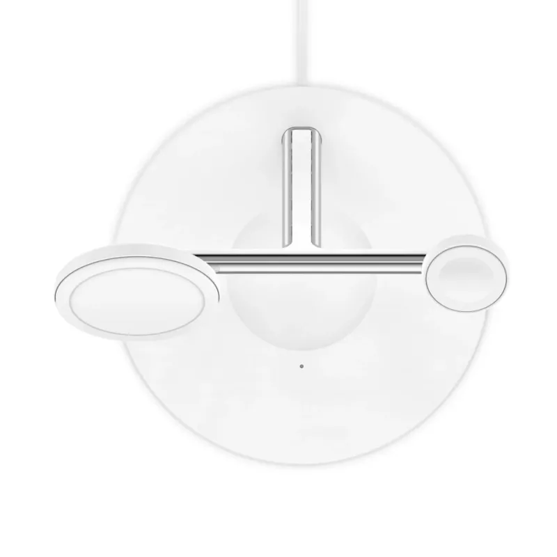 Belkin WIZ017vfWH bezvadu ātrās uzlādes lādētājs austiņām, 15 W, balts