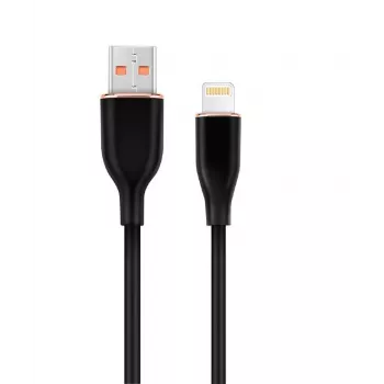 Gembird CC-USB2S-AM8PM-1.5M-BK USB-A uz Lightning kabelis — USB 2.0, 1.5 m, melns