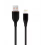 Gembird CC-USB2S-AM8PM-1.5M-BK USB-A uz Lightning kabelis — USB 2.0, 1.5 m, melns