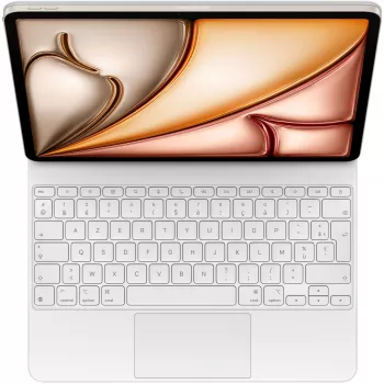 Apple Magic Keyboard iPad Air 13 collu M3 - Franču - Balts