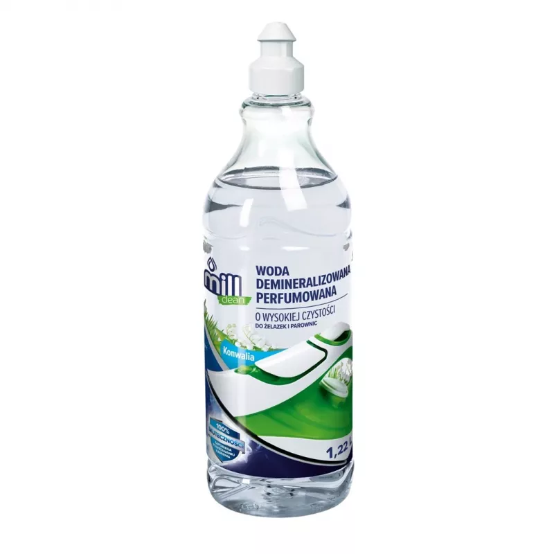 Demineralizēts ūdens gludekļiem Mill 1,22 L — maijpuķīšu smarža