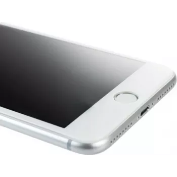 Tucano Tempered Glass 3D – stikla ekrāna aizsargs Apple iPhone 7, 8 – balts rāmis