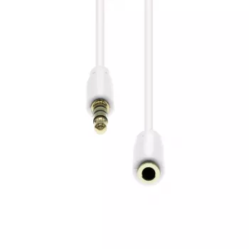 ProXtend M4EXS-01W 4-pin plāns pagarinātājkabelis 1 m, melns