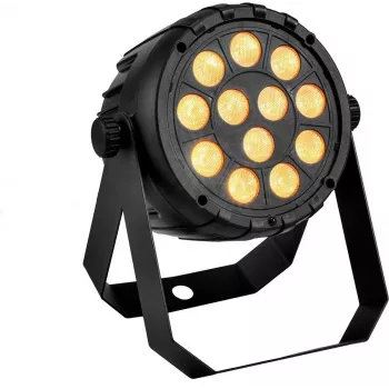 LED PAR Gaisma EUROLITE PARty Spot Silent RGB/WW — skatuves PAR lampa, RGB + silta balta