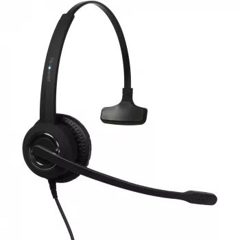 Mono USB austiņas Plusonic 10.1P — vienas auss USB austiņas ar mikrofonu, saderīgas ar Teams un Skype