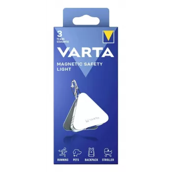 Varta Magnetic Safety Motion Light 16621101121 — pārnēsājama LED lampa ar kustības sensoru un magnētu