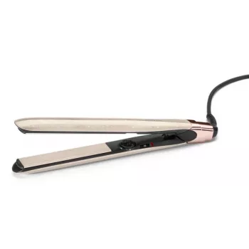 Taisnotājs BABYLISS ST914PE — keramikas/titāna plāksnes, 13 temperatūras līmeņi, 100–240V, Bēšs/Varš
