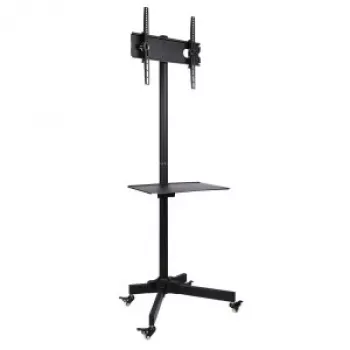 TV statīvs/ratiņi uz riteņiem ar rokturi 23-55 collas 25 kg S-09