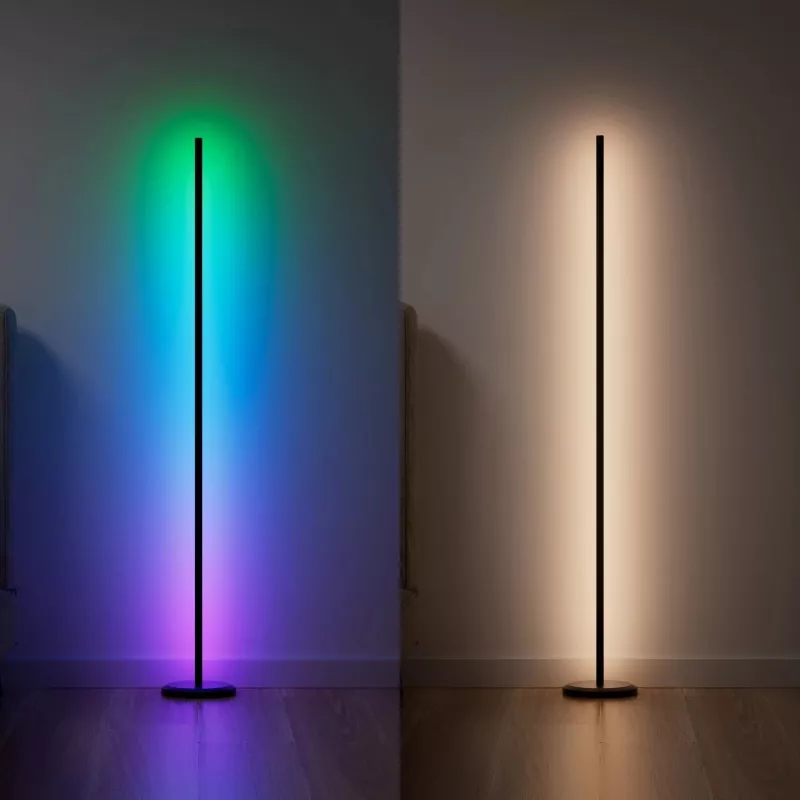 Stāvlampa Nanoleaf N7204K02-1FL 22W RGBW — regulējama RGB un baltā gaisma