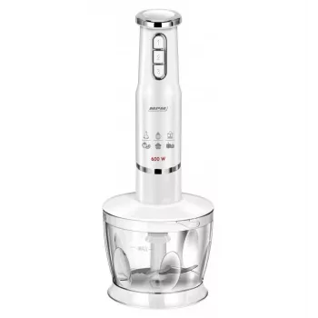 Rokas blenderis MPM MBL 43 Balts 600W ar Pielikumiem
