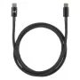 USB kabelis Mobilis 001389 USB 2.0 1m USB C Melns