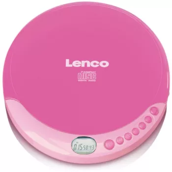 Pārnēsājams CD atskaņotājs Lenco CD-011 Rozā