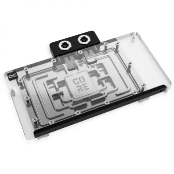 Ūdens bloks GPU Alphacool Core GeForce RTX 5090 ar ARGB un aizmugures plāksni