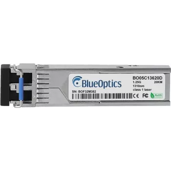 SFP raidītājs BlueOptics F-SM1310-20KM-1.25G vienmodas 1310 nm 20 km 1.25 Gbps