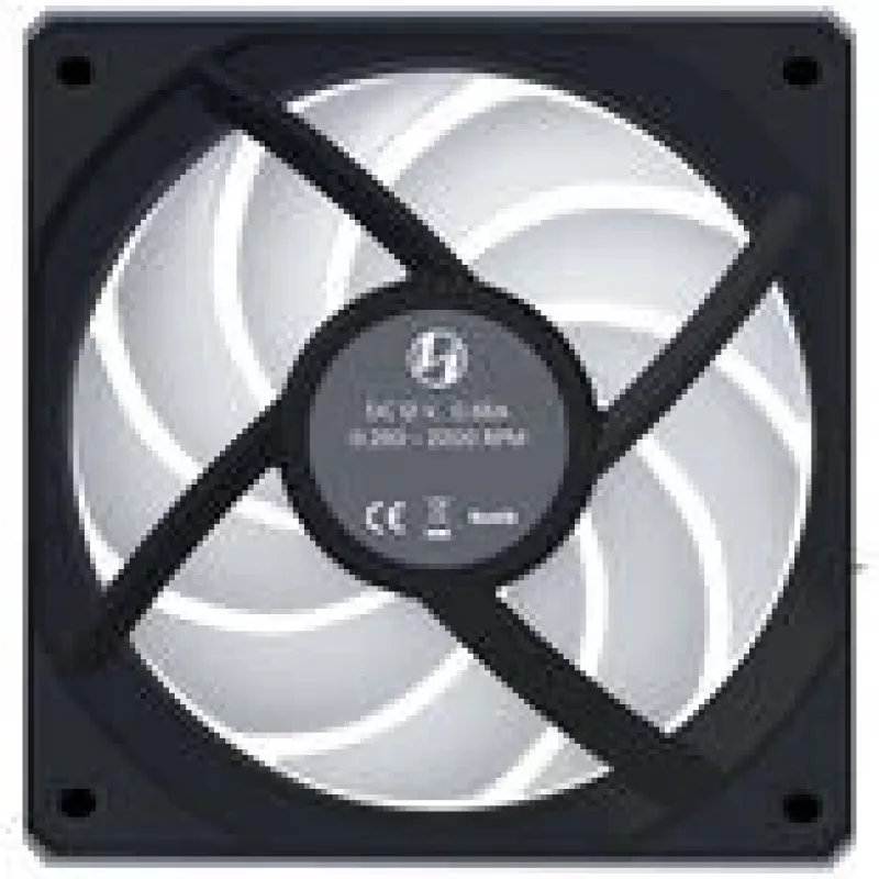 Lian Li UNI FAN CL120 Wireless Reverse Blade 12RCL1W1B 120 mm ventilators datora korpusam, melns