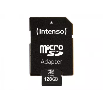 Atmiņas karte MICRO SDXC 128GB C10/W/ADAPTER 3413491 INTENSO