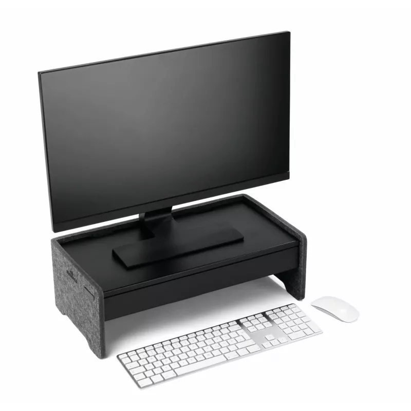 Piestiprināms monitors statīva atvilktne Durable 508201 melna metāla 468×221×53 mm