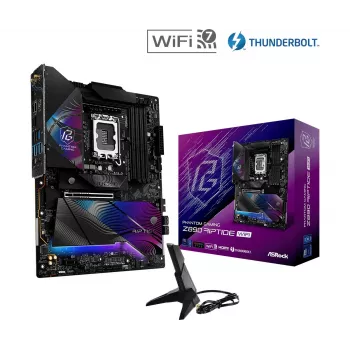 Mātesplate ASRock Z890 Riptide WiFi — Intel Z890, LGA1851, ATX, DDR5, 4 DIMM, Wi‑Fi 7, 2.5Gb LAN, Thunderbolt 4