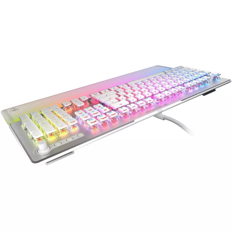 Turtle Beach Vulcan II Max tastatūra Gaming USB Vācu Baltā