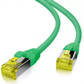 helos Ultra Flex 5 m S/FTP Cat6a RJ-45 vītā pāra kabelis, ekranēts tīkla kabelis
