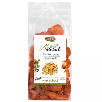 Žāvēti burkāni Alegia 60 g – dabīgs dārzeņu našķis grauzējiem un trušiem, bez cukura, bez lipekļa