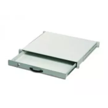 Digitus DN-19 KEY-1U 1U izvelkamā tastatūras plate ar dokumentu glabātuvi 19 inch pelēka