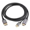 Lanberg CA-HDDP-20CU-0018-BK video kabeļa adapteris 1.8 m DisplayPort HDMI + USB melns, sudrabs