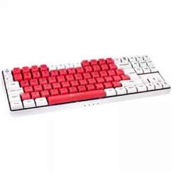 GAMIAC TKL90G spēļu tastatūra, Kailh Blue - balta/sarkana