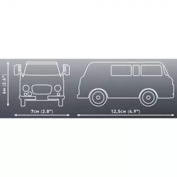 Cobi Barkas B1000 24600 konstruktors mērogā 1:35, detalizēts ķieģeļu modelis