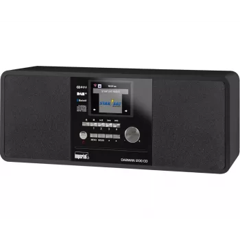 REHAU IMPERIAL DABMAN i200 CD digitālais radio 20 W DAB+, FM, UKW Melns MP3 atskaņošana