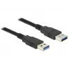 USB kabelis DeLOCK 85062 USB 3.2 Gen 1 2m USB A Melns
