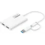 ROLINE USB-C uz diviem HDMI 4K60 adapteris (12.03.3206)
