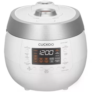 Cuckoo CRP-RT1008F, Balts, 1,8 l, Alumīnijs, LED, Pogas, 1,2 m
