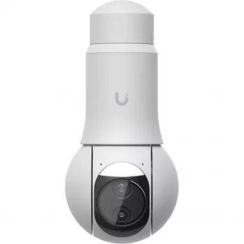 IP drošības kamera UBIQUITI G6 PTZ — 3864×2160, sfēriska, iekštelpām/ārā, vadu, griestu/sienas/staba montāža, 350° rotācija, 109.9°×56.7° skata leņķi