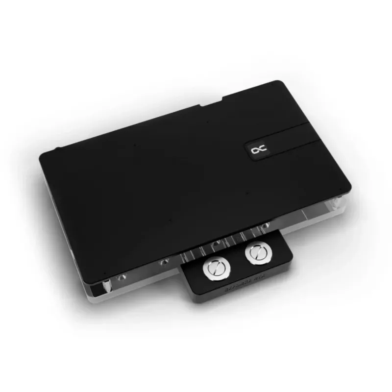 Alphacool 10259 Aizmugures plāksne Alumīnijs Hroms Varš Melns 153.3mm